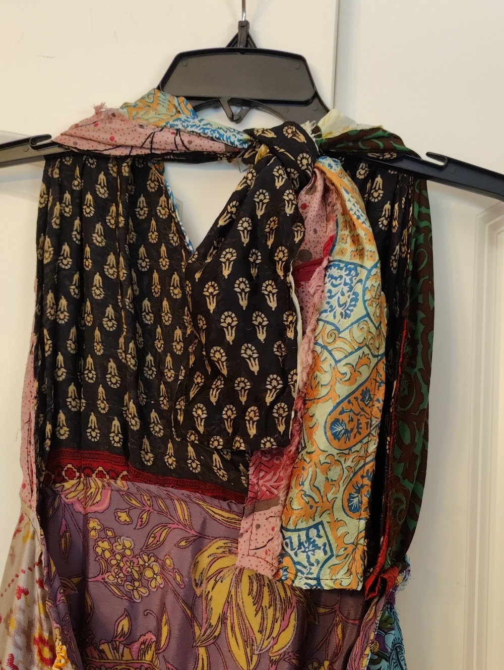 Unbranded Patchwork Halter Dress - Picture 8 of 15